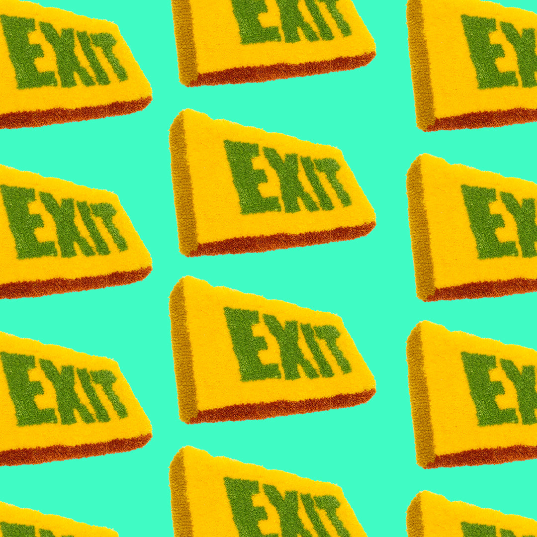 'Exit' Wall Rug