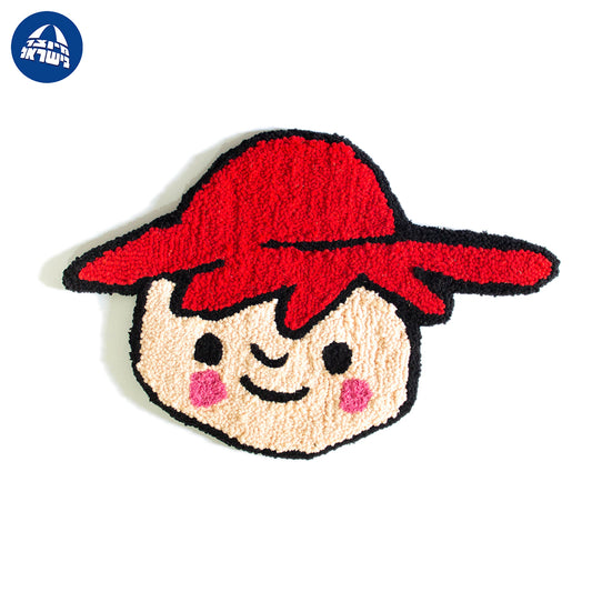 'Red Hat' - Handmade Wall Rug