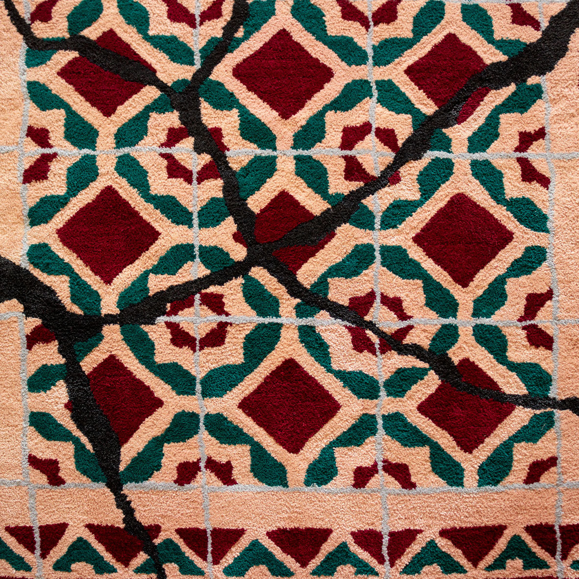 'Simulated Fracture' Rug