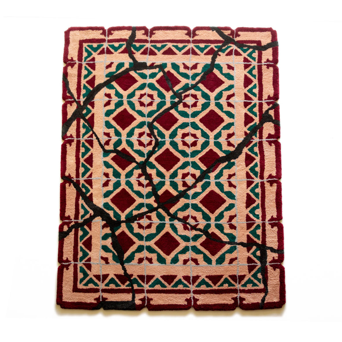 Scratchable Rugs 'Simulated Fracture' Rug – Studio Yarnatak