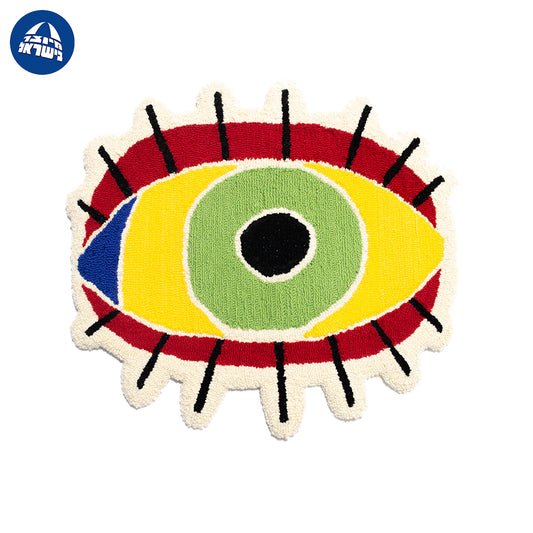 LIMITED EDITION 'Tribal Eye' - Handmade Wall Rug