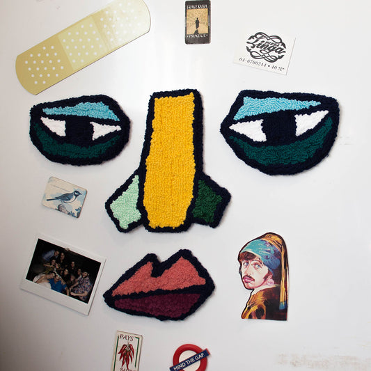'Face It' - Handmade Magnetic Rug